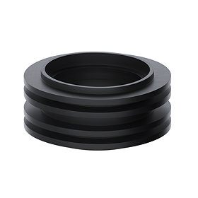 Viva Internal Flush Cone (Black Rubber) Large Image