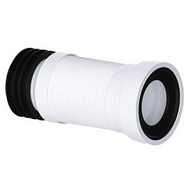 Viva Long Slinky-Fit Flexible WC Pan Connector (300 - 700mm) Medium Image