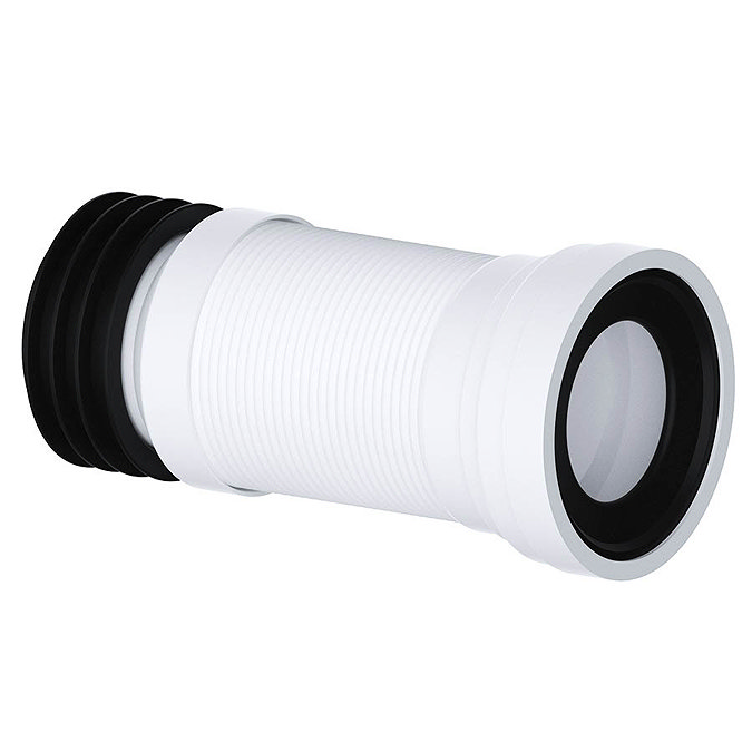 Viva Long Slinky-Fit Flexible WC Pan Connector (300 - 700mm) Large Image