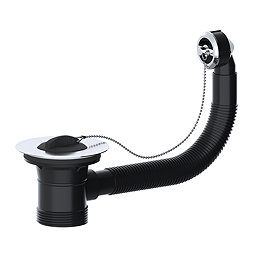 Viva Sink Combination Waste with PVC Plug & Chrome Plated Chain - CWS01 Large Image