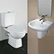 Vortex Ceramic 5 Piece 1TH Cloakroom Suite Large Image
