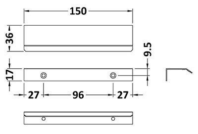 Voyage 600mm Vanity Unit & Toilet Set – Indigo Blue, Wall Hung, Chrome Flush & Handles