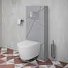Voyage Tall WC Unit Only - Cool Grey