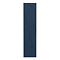 Voyage Wall Hung Tall Storage Unit - Indigo Blue with Chrome Handle