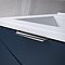 Voyage Wall Hung Vanity - 500mm Indigo Blue with Chrome Handle