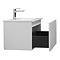 Voyage Wall Hung Vanity - 600mm Arctic White with Chrome Handle