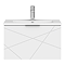 Voyage Wall Hung Vanity - 600mm Arctic White with Chrome Handle