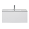 Voyage Wall Hung Vanity - 800mm Arctic White with Chrome Handle