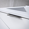 Voyage Wall Hung Vanity - 600mm Arctic White with Chrome Handle