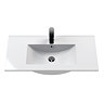 Voyage Wall Hung Vanity - 800mm Cool Grey with Chrome Handle