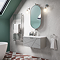 Voyage Wall Hung Vanity - 800mm Cool Grey with Chrome Handle