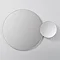 Wall Mounted Round Mirror with Magnifying Mirror Bamboo  In Bathroom Large Image