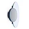 Wall Mounted Round Mirror with Magnifying Mirror Dark Oak  Profile Large Image
