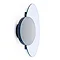 Wall Mounted Round Mirror with Magnifying Mirror Dark Oak Profile Large Image