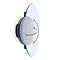 Wall Mounted Round Mirror with Magnifying Mirror Dark Oak additional Large Image