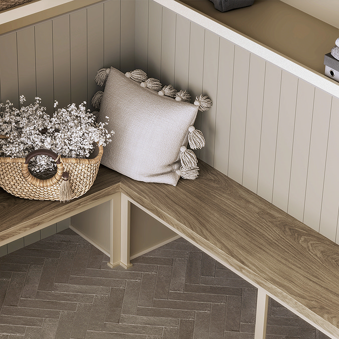 Waltham Beige Slat Panel Wall & Floor Tile - 90 x 1200mm