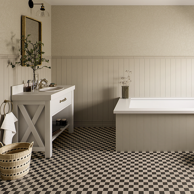 Waltham Beige Slat Panel Wall & Floor Tile - 90 x 1200mm