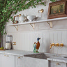 Waltham White Border Wall Tile - 50 x 200mm