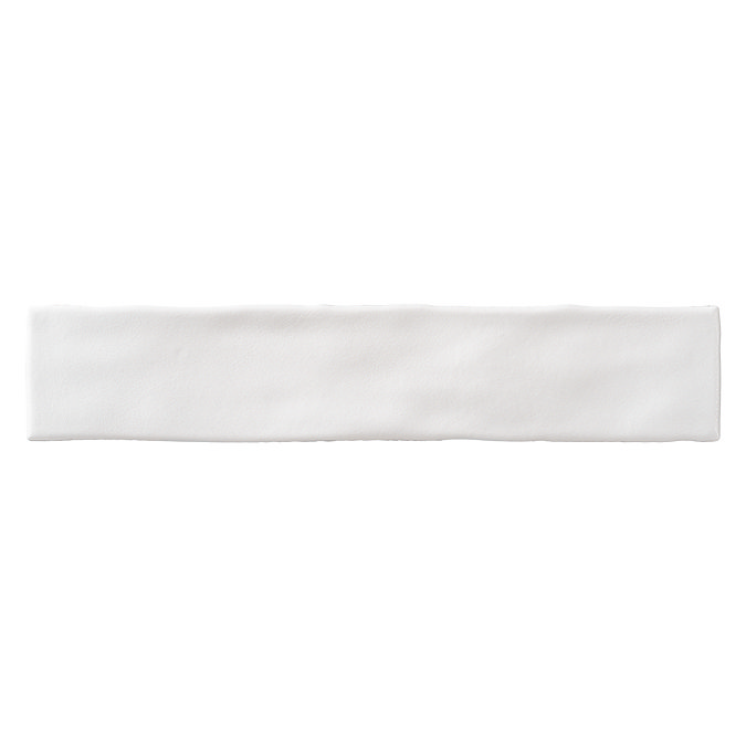 Waltham White Rustic Wall & Floor Tile - 50 x 250mm