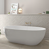 Waltham White Rustic Wall & Floor Tile - 50 x 250mm