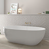 Waltham White Rustic Wall & Floor Tile - 70 x 280mm