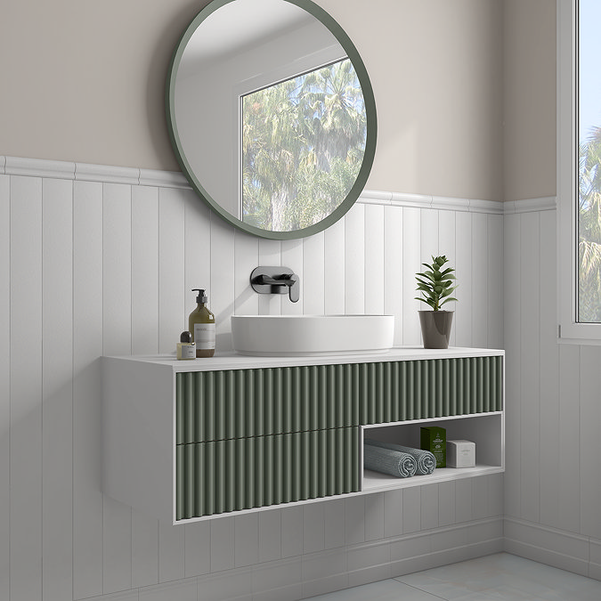 Waltham White Skirting Wall Tile - 150 x 200mm