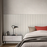 Waltham White Slat Panel Wall Tile - 90 x 1200mm