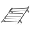Warmup Hawthorn H600 x W650mm Dry Electric Heated Towel Rail - HTR-6SQPO  Profile Large Image