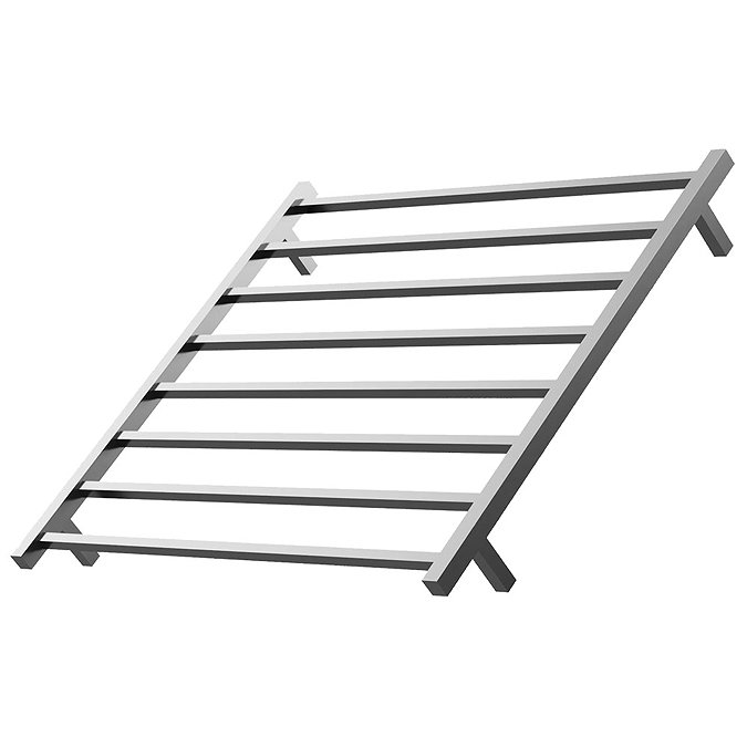Warmup Hawthorn H912 x W620mm Dry Electric Heated Towel Rail - HTR-8SQPO  Profile Large Image
