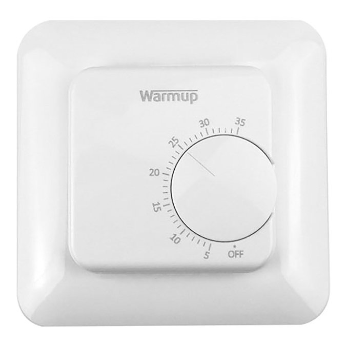 Warmup White Manual Thermostat - MSTAT Large Image