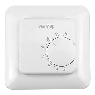Warmup White Manual Thermostat - MSTAT  Profile Large Image