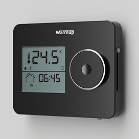 Warmup Tempo Digital Programmable Thermostat - Piano Black - ELT-PB Large Image