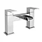 Monza Waterfall Modern Bath Taps Large Image