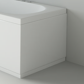 Gloss White 2-Piece End Bath Panel