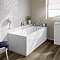 Waterproof White Shaker Style End Bath Panel & Plinth