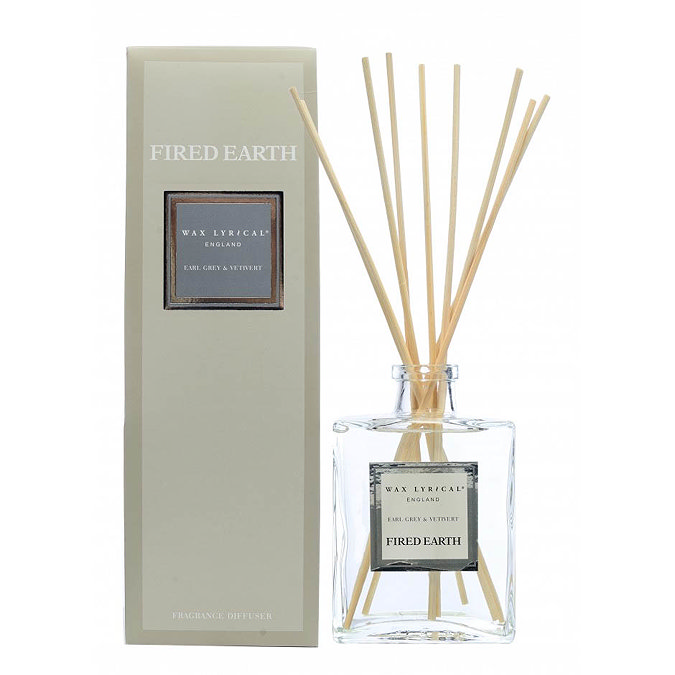 Wax Lyrical Fired Earth Earl Grey & Vetivert 200ml Reed Diffuser Large Image