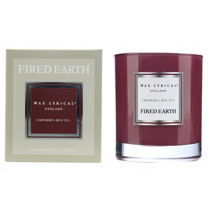 Wax Lyrical Fired Earth Emperor's Red Tea Boxed Candle Glass Large Image
