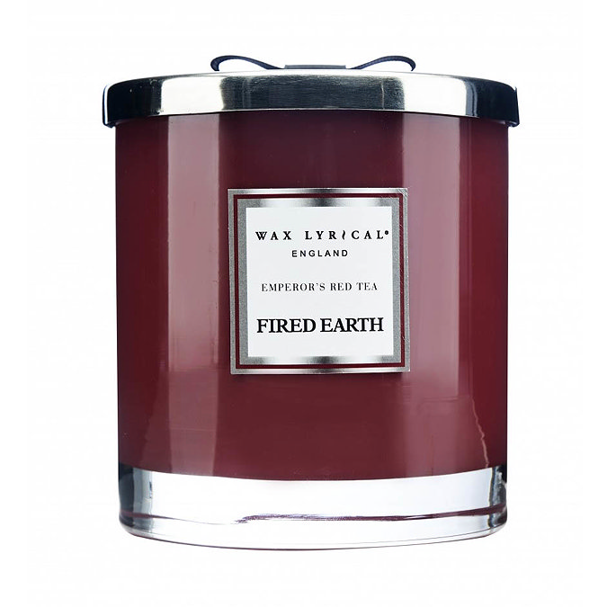 Wax Lyrical Fired Earth Emperor's Red Tea Large 2 Wick Scented Candle Large Image