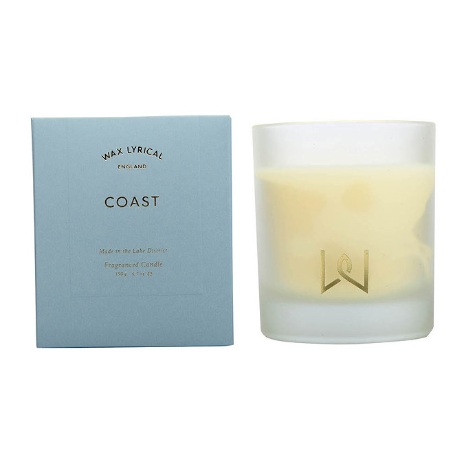 Wax Lyrical Lakes Collection Coast Boxed Glass Scented Candle Large Image