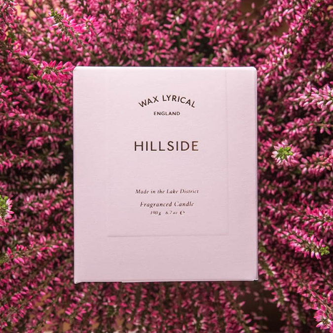 Wax Lyrical Lakes Collection Hillside Boxed Glass Scented Candle Profile Large Image