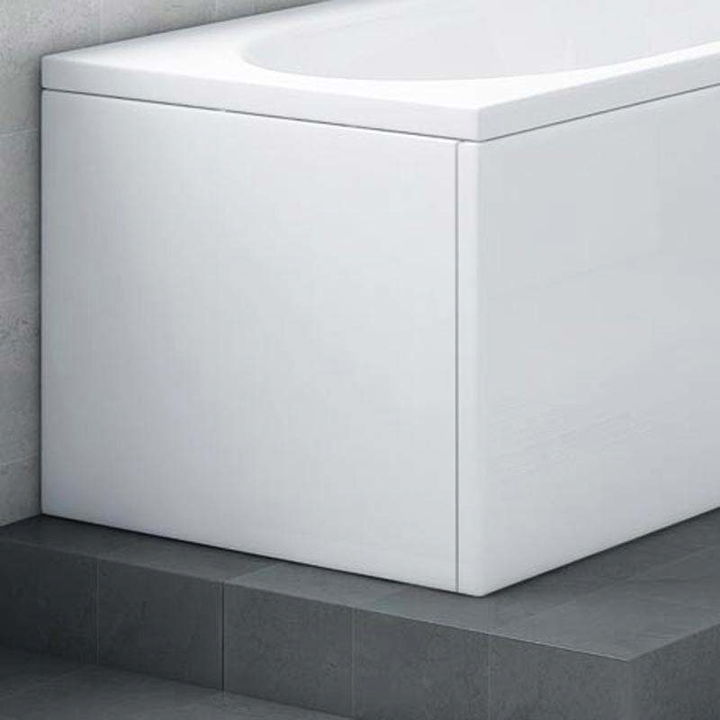 WBB201 Acrylic End Panel for 1700 B-Shaped Shower Baths Large Image