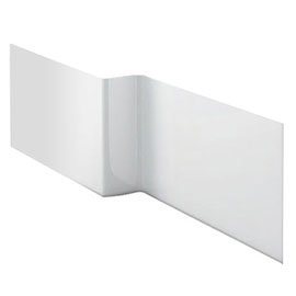 Milan Acrylic Square Offset Front Panel for 1700 L-Shaped Shower Baths Medium Image