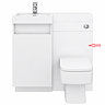 Top WC Front Panel for Arezzo 900mm Gloss White Combination Bathroom Suite Unit