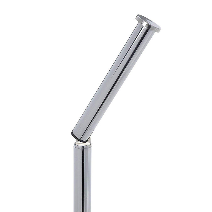 Wenko 2-in-1 Stainless Steel Freestanding Toilet Paper Holder - 19637100  Standard Large Image