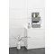 Wenko Adria Grey 2 Tier Hanging Bathroom Organizer - 22072100 In Bathroom Large Image