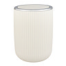 Wenko Agropoli 2L Swing Cover Bin - Cream White