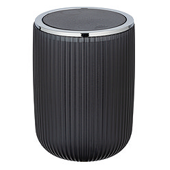 Wenko Agropoli 2L Swing Cover Bin - Grey