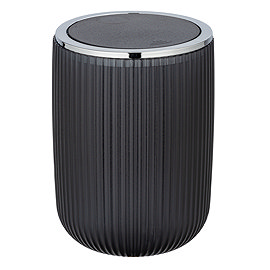 Wenko Agropoli 2L Swing Cover Bin - Grey