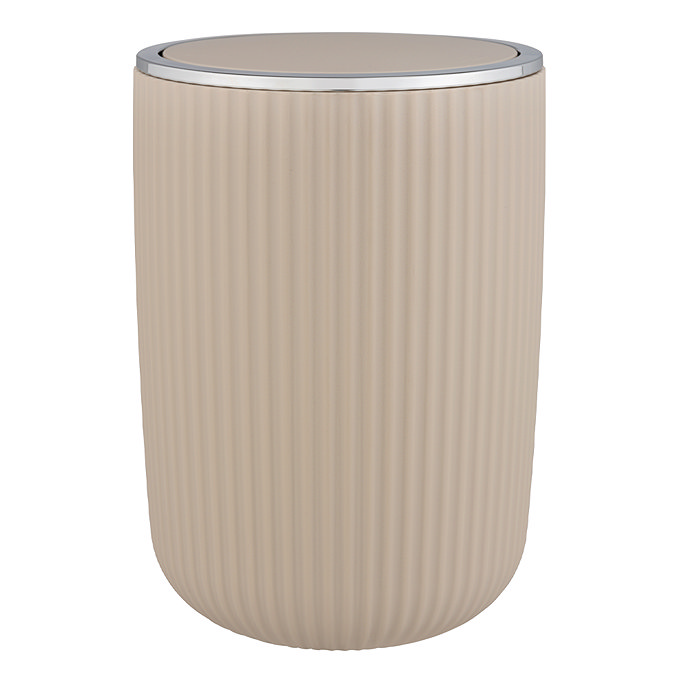 Wenko Agropoli 5.5L Swing Cover Bin - Beige