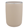 Wenko Agropoli 5.5L Swing Cover Bin - Beige